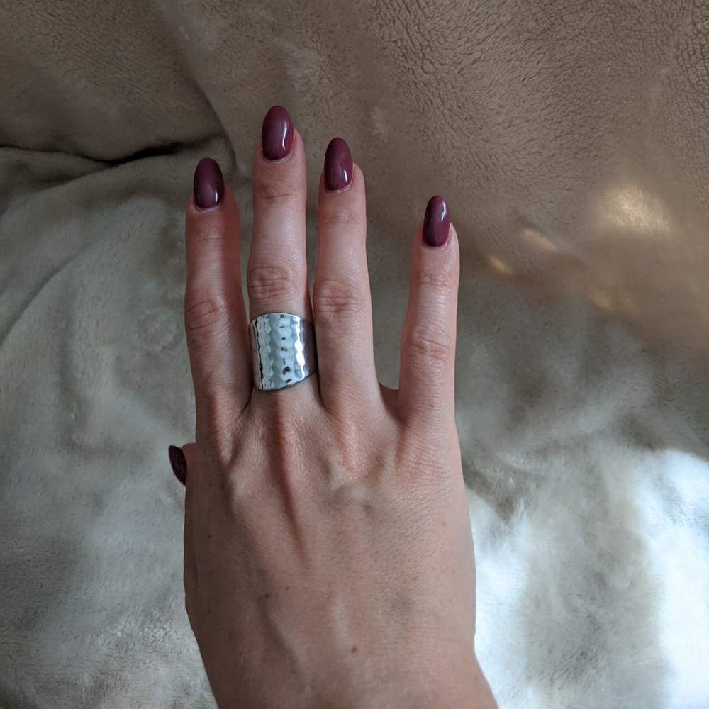 Vintage Silver Statement Ring - image 2